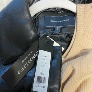 Leather shacket